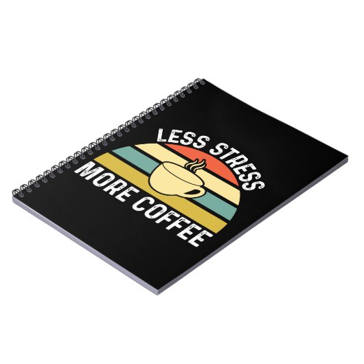 Minder stress meer koffie notitieboek (Linkerzijde)