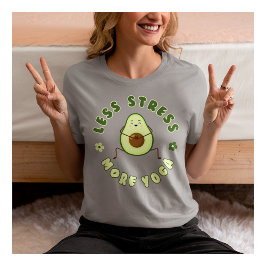 Minder stress Meer yoga fitness liefhebbersoefenin T-shirt