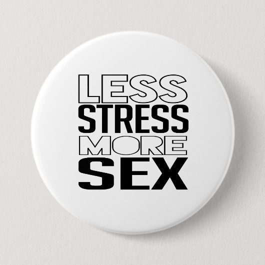 Minder Stress Ronde Button 7,6 Cm (Voorkant)
