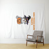 Minder Trucs Meer Treats Halloween Gifts Classic T Wandkleed (In Situ (horizontaal))