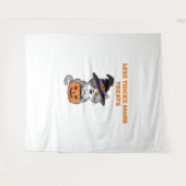 Minder Trucs Meer Treats Halloween Gifts Classic T Wandkleed (Voorkant (horizontaal))