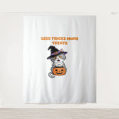 Minder Trucs Meer Treats Halloween Gifts Classic T Wandkleed (Voorkant)
