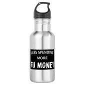 Minder uitgeven Meer FK Geld Waterfles (Voorkant)