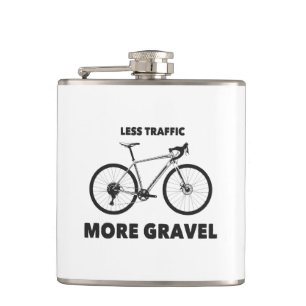 Minder Verkeer Meer Grind Heupfles