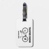 Minder verkeer meer snelheid bagagelabel (Achterkant verticaal)