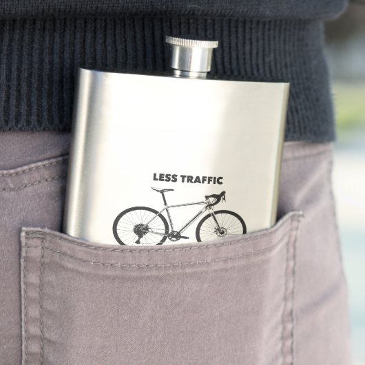 Minder verkeer meer snelheid flacon (Voorbeeld)