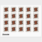 Minder vrezen, meer doen vierkante sticker (Vel)