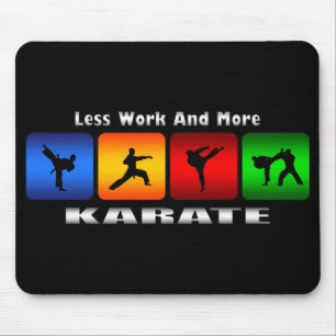 Minder werk en meer Karate Muismat