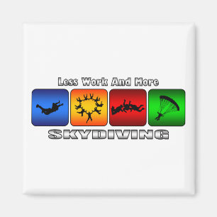 Minder werk en nog meer skies diving magneet