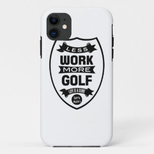 Minder werk meer golf iPhone 11 hoesje