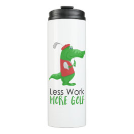 Minder werk meer Golf Funny Gator Thermosbeker