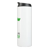 Minder werk meer Golf Funny Gator Thermosbeker (Geroteerd rechts)