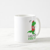 Minder werk meer golf grappig koffiemok (Voorkant rechts)