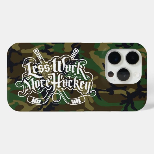 Minder werk meer hockey Case-Mate iPhone case (Achterkant (horizontaal))