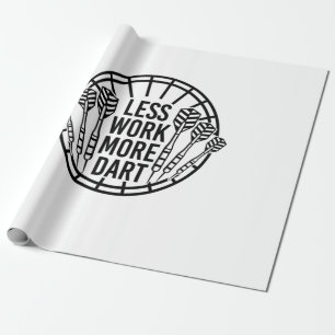 Minder werk meer kunst cadeaupapier