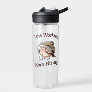 Minder Werken Meer Wandelen Funny Wandelduif Waterfles