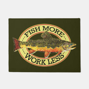 Minder werken - Vis meer Deurmat