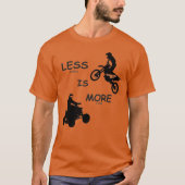 Minder (wielen) is meer (leuk)!  In KTM-kleuren T-shirt (Voorkant)