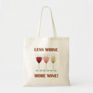 MINDER WIJN, MEER WIJN! TOTE BAG
