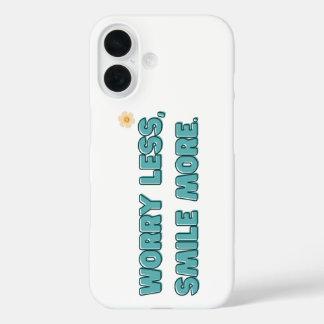 Minder zorgen, glimlach nog meer iPhone 16 hoesje