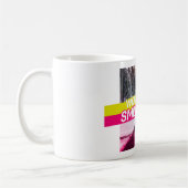 Minder zorgen, glimlach nog meer koffiemok (Links)