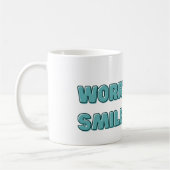 Minder zorgen, glimlach nog meer koffiemok (Links)