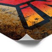 Minder zorgen meer wijn poster (Hoek)