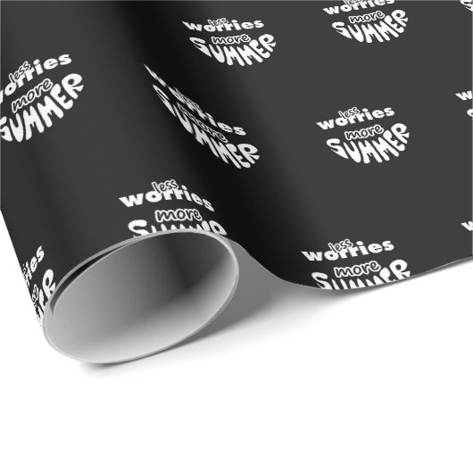 Minder zorgen meer zomer cadeaupapier (Rol Hoek)