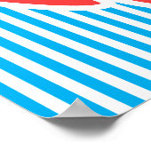 Minder zorgen, meer zomer (landschapsversie) poster (Hoek)