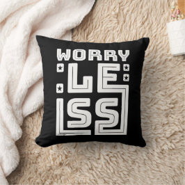 MINDER ZORGEN motivatie en inspirerend Kussen