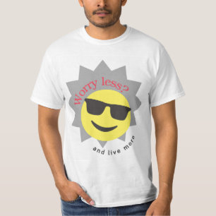 Minder zorgen over het ontwerp van emoji-t-shirts t-shirt