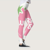 Minder zorgen over minimalistisch Logo-ontwerp Leggings (Rechts)
