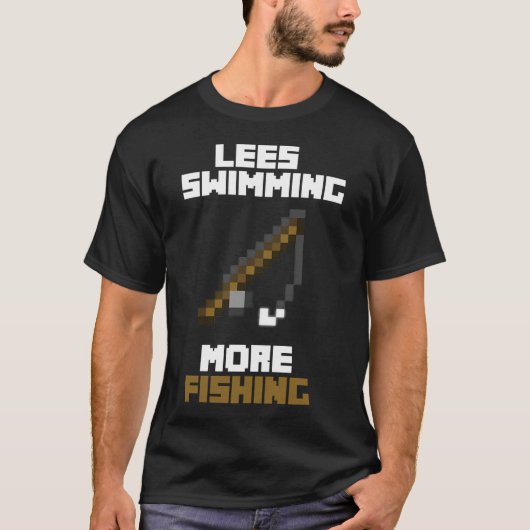 Minder Zwemmen Meer Vissen T-shirt (Voorkant)