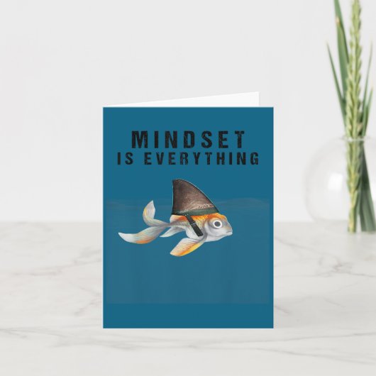 Mindest Is Everything - Motivational Quote Insrati Kaart (Voorkant)