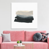 Mindful 1 - Neutraal minimalistisch schilderij Canvas Afdruk (Insitu (Woonkamer))