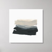 Mindful 1 - Neutraal minimalistisch schilderij Canvas Afdruk (Voorkant)