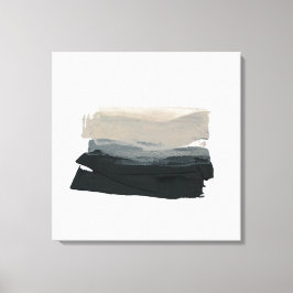 Mindful 1 - Neutraal minimalistisch schilderij Canvas Afdruk