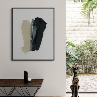 Mindful 2 minimalistische Abstracte muurkunst prin Poster
