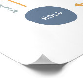 Mindful Ademende Doos & Driehoek Ademhaling Poster (Hoek)