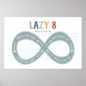 Mindful Ademhaling Lazy 8 Ademhaling Poster (Voorkant)