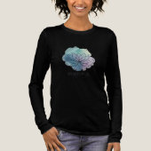 Mindful Blossom Lotus Flower Tee Tri-Blend Shirt (Voorkant)