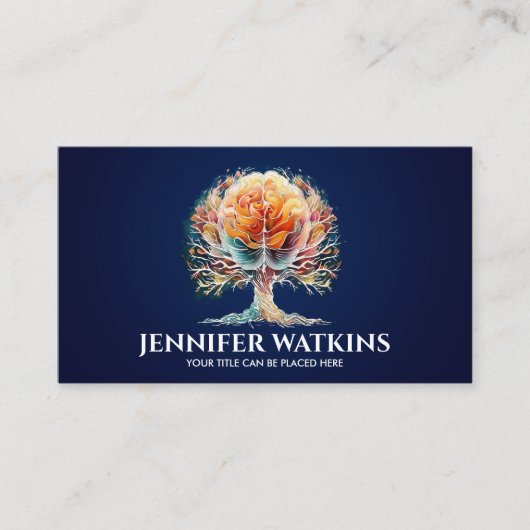 Mindful Branches - De hersenboom Visitekaartje (Voorkant)