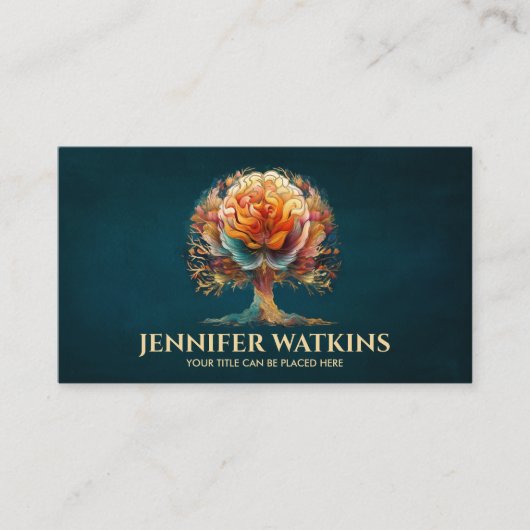 Mindful Branches - De hersenboom Visitekaartje (Voorkant)