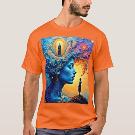 Mindful Cosmic Journey T-shirt (Voorkant)