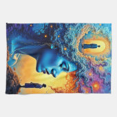 Mindful Cosmic Journey Theedoek (Horizontaal)