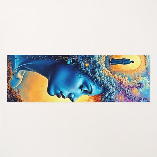 Mindful Cosmic Journey Yogamat (Voorkant (horizontaal))