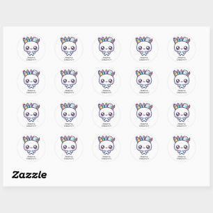 Mindful Creativiteit Ronde Sticker