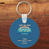 Mindful en Demure Middelbare School Teacher Sleute Sleutelhanger (Voorkant)