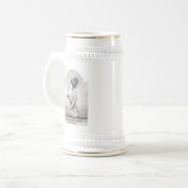 Mindful Espresso Zen Meditatie One Shot Boeddha Bierpul (Voorkant links)