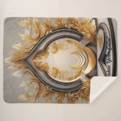 "Mindful Inner Reflection" Sherpa Deken (Voorkant (horizontaal))